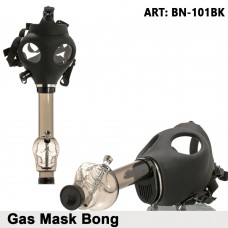 Amsterdam Gas Mask Bong Black