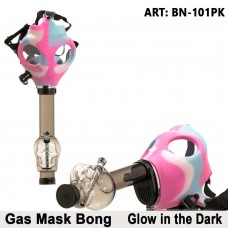 Amsterdam Gas Mask Bong Pink