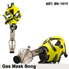 Amsterdam Gas Mask Bong Yellow