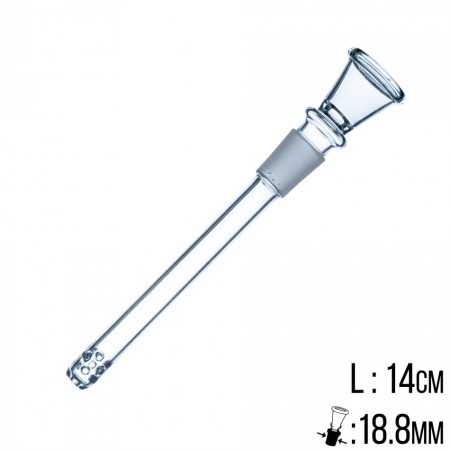 Čillum z difuzorjem "Large funnel" 18,8 14cm