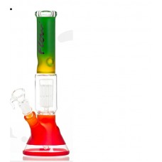 Flow Beaker Bong Glass Rasta H:35cm D:45mm čilum:18.8mm