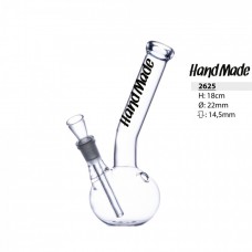 HandMade Glass Bong 18 cm 14.5 mm D=22mm