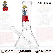Mushroom Beaker Glass Bong 23cm 14.5mm Mushroom Beaker Glass Bong 23cm 14.5mm