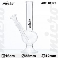 Micro Bouncer Glass Bong 16cm D=34mm 12