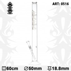 Tribal Tattoo Glass Bong 60 cm D=50 mm 18.8