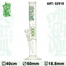 Amsterdam Glass Bong 40cm D=50 18.8mm ICE Spiral percolator