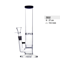 Bullet Glass Bong  perkolator Honeycomb 14.5mm 27cm