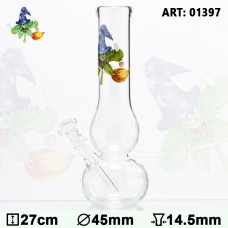 CannaHeroes Glass Bong CannaPotter 27 cm 14.5mm D=45mm