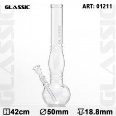 Glassic Glass Bong 42cm D=50mm 18.8