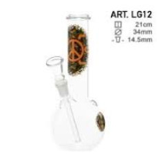 Greenline Pacific Glass Bong, 21cm 14.5mm Greenline Pacific Glass Bong, 21cm 14.5mm