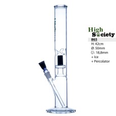 High Society Glass Bong 42cm D=50mm 18.8mm