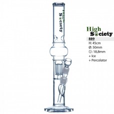 HighSociety Gass Bong, perkolator, 45 cm