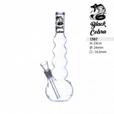 Black Cobra Glass Bong 5 kroglic 24cm D=25 14.5