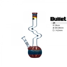 Bullet Glass Bong Color 26 cm 14.5