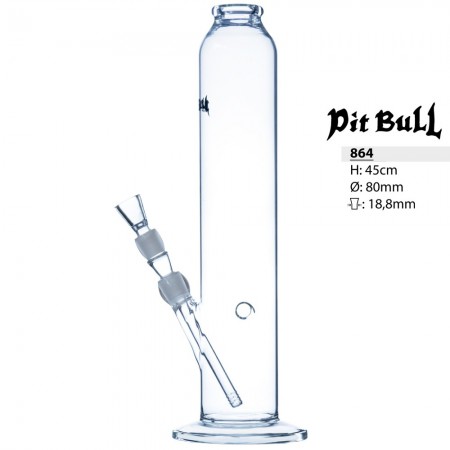Glass bong Pitbull 45 cm, 18.8 D=80mm