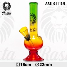 Rasta Bouncer Glass Bong 16 cm D=22 mm 10