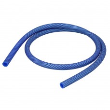 AO silicone hose Soft-Touch Carbon-Style blue