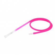Glass mouthpiece hose set AO Colored Flat Pink