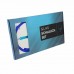 AO silikonska cev + stekleni ustnik SET Flat Modri