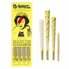 G-ROLLZ Banksy's Graffiti Bamboo Unbleached 20 KS Cones