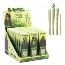 G-ROLLZ Pets Rock Organic Green Hemp 3 KS Cones