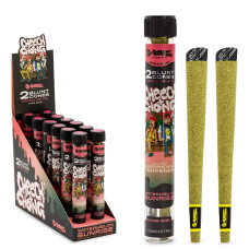 G-Rollz CheechChong Watermelon Sunrise Tpninfused 2 Cones