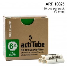  actiTube  Active Charcoal EXTRA Slim FULL FLAVOR 6mm 50 kos