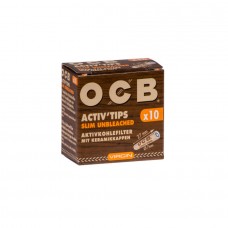 OCB Activ Tips Slim Unbleached Ø7mm 10 pcs