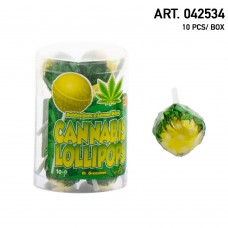 Cannabis Lollipops Lemon Haze with Bubblegum