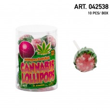 Cannabis Lollipops Candy Kush with Bubble Gum