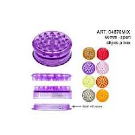 Amsterdam Acrylic Grinder MIX Ø:60mm 3 part Amsterdam Acrylic Grinder MIX Ø:60mm 3 part
