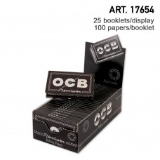 Black Premium Double OCB short rolling paper, 69x36mm, 100 leave in a booklet