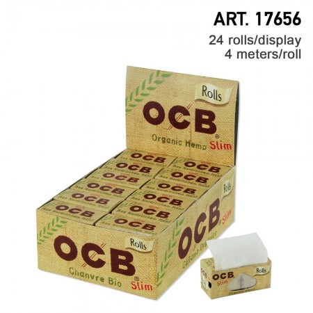 Organic Hemp OCB Rolls 4 m x 44 mm