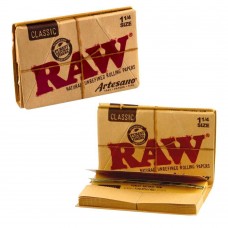 RAW Artesano  1 ¼ With Tips and Tray 32 leaves