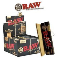 RAW Classic BLACK CONNOISSEUR KS SLIM + filter tips