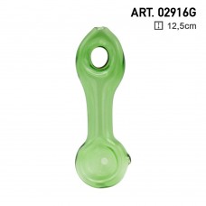 Amsterdam Green Glass pipe 12,5cm