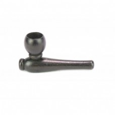 Ebony Wooden pipe smooth 8cm