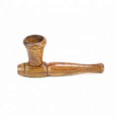 Wooden pipe of ebony 8,5 cm with kickhole