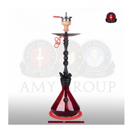 Amy Deluxe 063 Alu Diamond black matt / red